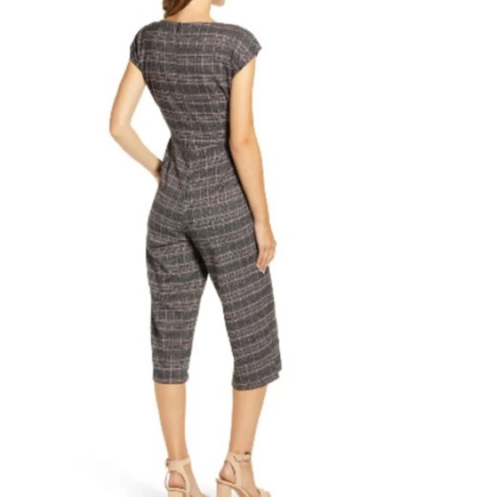 Anthro bishop + young Tie Waist Cropped Jumpsuit - Picture 3 of 15